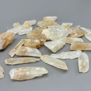 Quartz Crystal Shards Natural Rough Champagne Yellow Clear 7.5 oz Lot Healing